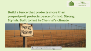 Fencing Construction Contractors in Chennai?